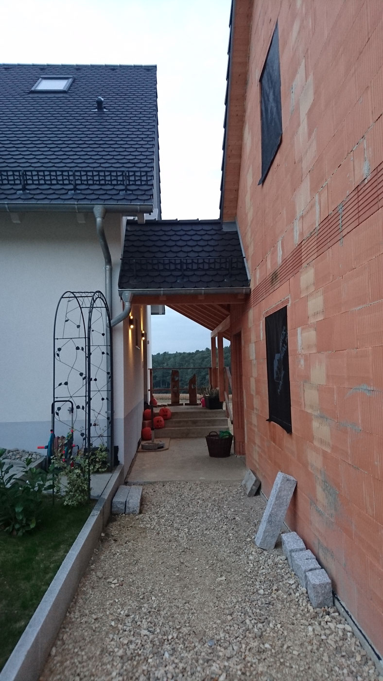 Eingangsüberdachung · Zimmerei Liebhart