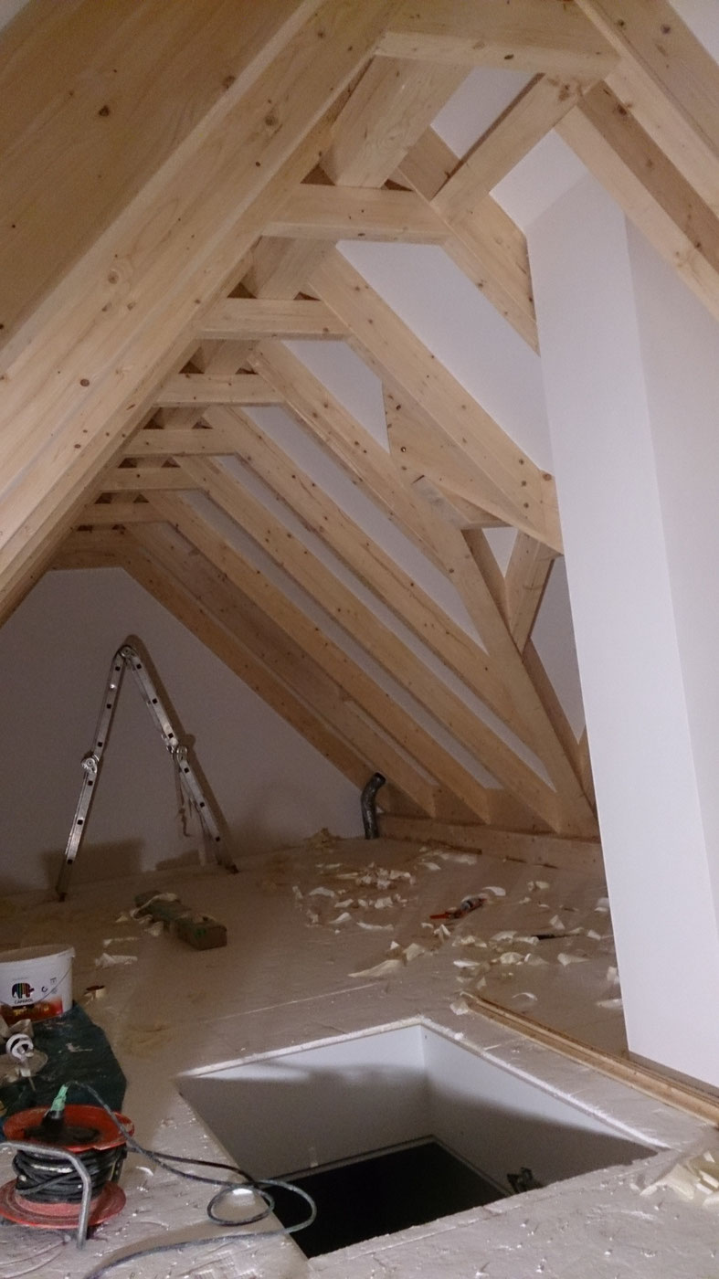 Sichtdachstuhl · Zimmerei Liebhart